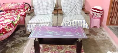 2 SOFA Chairs with Table