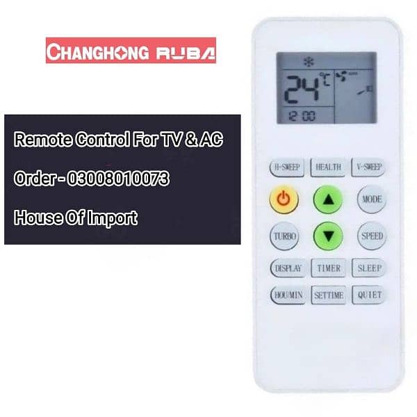 Remote Control For Ac Dc Inverter Air-condition for Haier Gree Orient 7