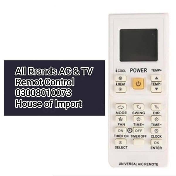 Remote Control For Ac Dc Inverter Air-condition for Haier Gree Orient 8