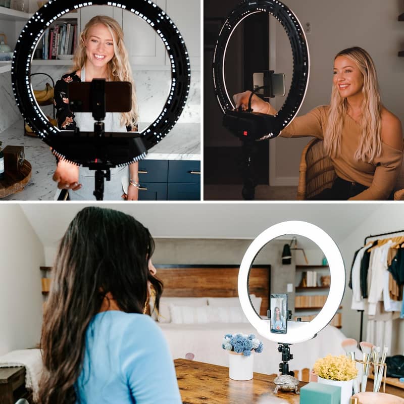 LED Ring Light for Videos, Selfies, Live Streaming  A218 1