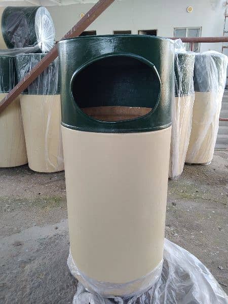 Fiber products planter, dustbin much more 3