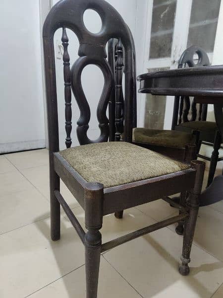 Double bed dining table chairs 7