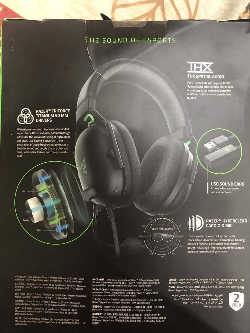 Razer blackshark v2 gaming headset 1