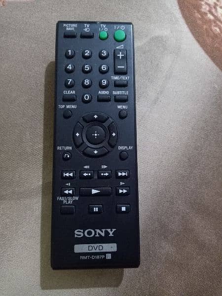 Remote Control Home theater. . DVD. + Tv. . Sony 3