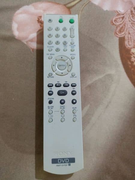 Remote Control Home theater. . DVD. + Tv. . Sony 5