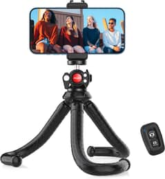 Phone Tripod,Flexible Tripod Stand with Phone Holder A220