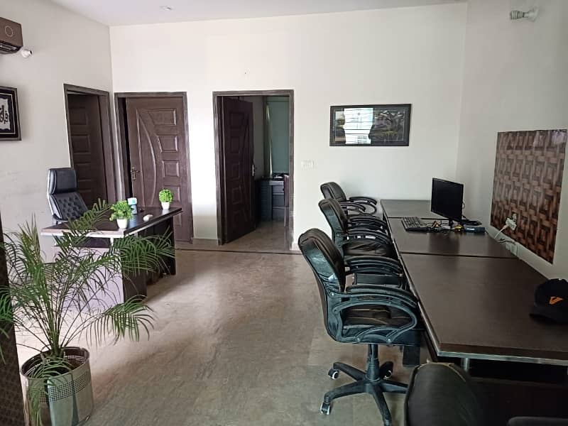 6, Marla Building Second Floor Flat Available For Office Use In Johar Town Near Expo Center 2