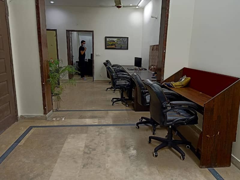 6, Marla Building Second Floor Flat Available For Office Use In Johar Town Near Expo Center 6