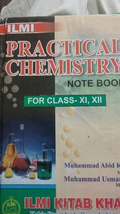 note book of chemistry for 11,12