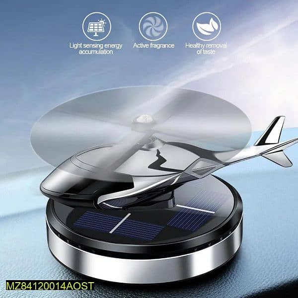 Solar Helicopter With Car Fragnance 1
