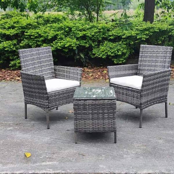 Outdoor Rattan garden, caffe, Restaurant, dining chairs set 9
