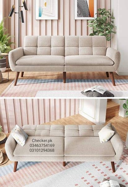 sofa cum bed with 1 year brand warranty or 10 year molty foam warranty 1