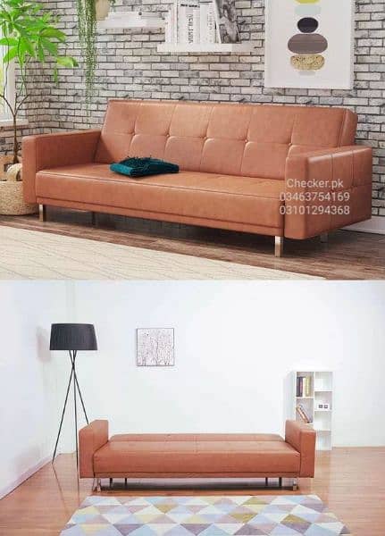 sofa cum bed with 1 year brand warranty or 10 year molty foam warranty 3