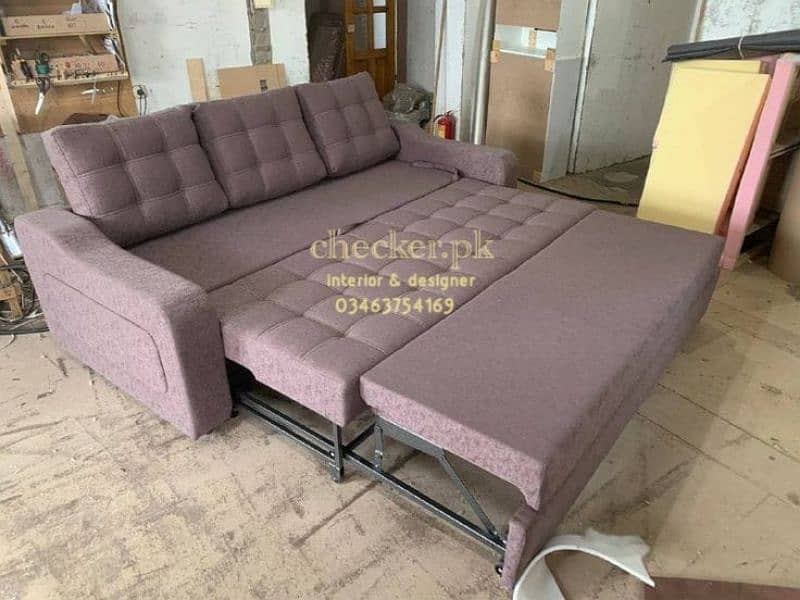 sofa cum bed with 1 year brand warranty or 10 year molty foam warranty 11
