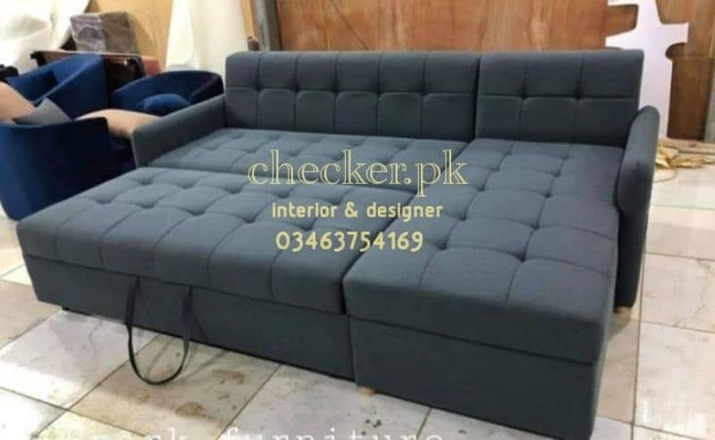 sofa cum bed with 1 year brand warranty or 10 year molty foam warranty 13