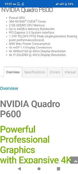 quardro p600 2gb best for gaming and work stations 2
