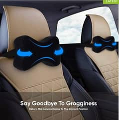 CAR NECK PILLOW SOFT FOAM NECK REST PILLOW FOR CHAIRS AND CARS 0