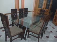 Eight Seater Dinning Table with Chairs