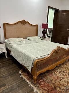 chik chinioti bed with brand new mattress