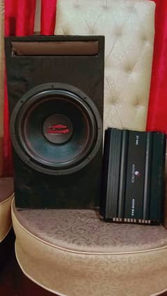 Woofer and Amplifier for sale