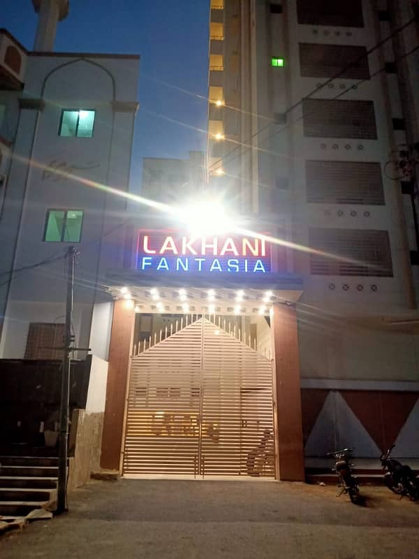 Available For Rent 
Lakhani fantasia 1Bedroom and Dinning Room With Attached Baths 10