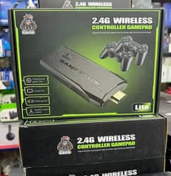 USB Game Stick 4k with 2 wireless controller