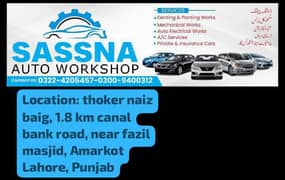 SASSNA AUTO WORKSHOP FOR CARS IN LAHORE