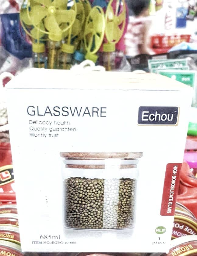 Mini Glass Jars with Bamboo Lids, 685 ML Spice Jars, Food Storage 6