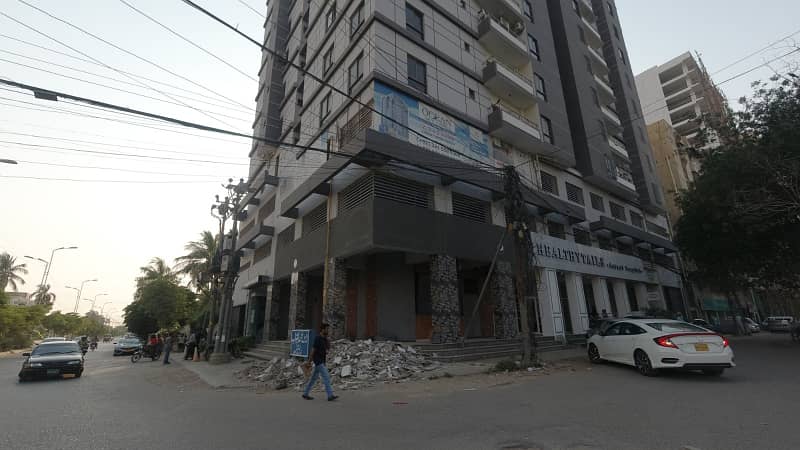 3 bed dd flat available for rent at shaheed e millat Road 21