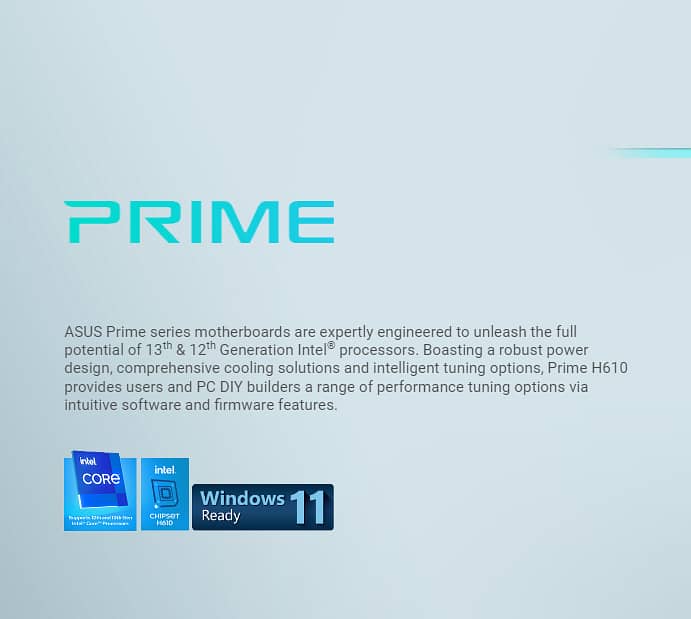 i5 12400 ASUS PRIME H610M-A D4 Argb Gaming Combo 16Gb Ram 256Gb NVME 15
