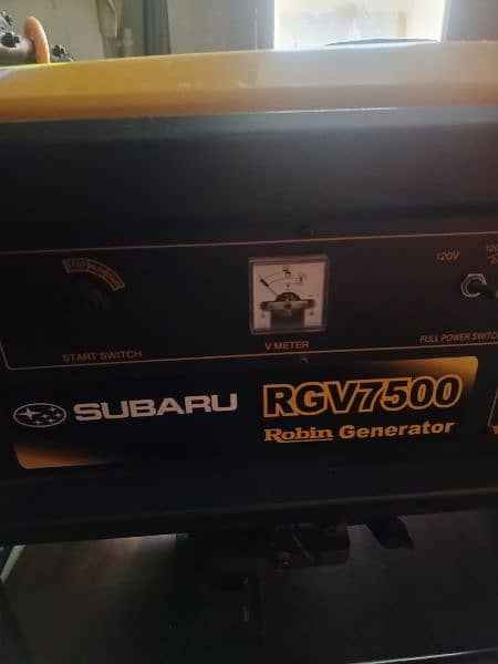 RGV 7500 Robin generator from SUBARU Company. 5