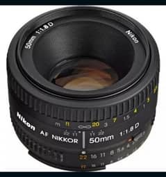 Nikon 50mm 1.8D auto focus New lans 0