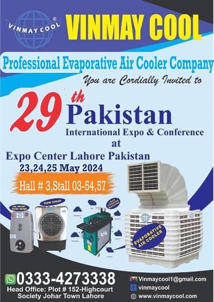 Evaporative Air Cooler. We are Importer & Supplier CEO Hassan Butt 19