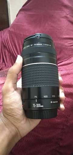 canon 75.300 lens just like new