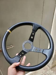 Momo Deep Dish Steering Wheel With Khyber Boss Kit