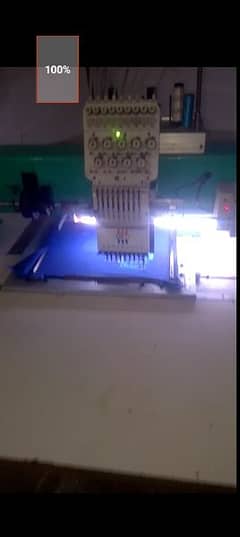 single hd embroidery machine on production 400 by 600