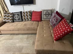 Brand new Condition L Shape Sofa with table 4 stoles