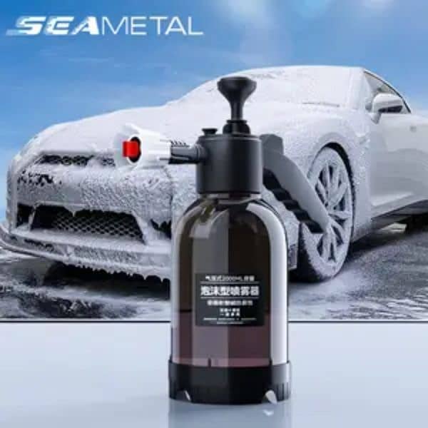 Portable High Pressure Car Wash Foam Sprayer  2L (Black) | Manual 6