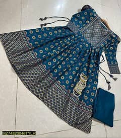 2pcs stitched frock for girls