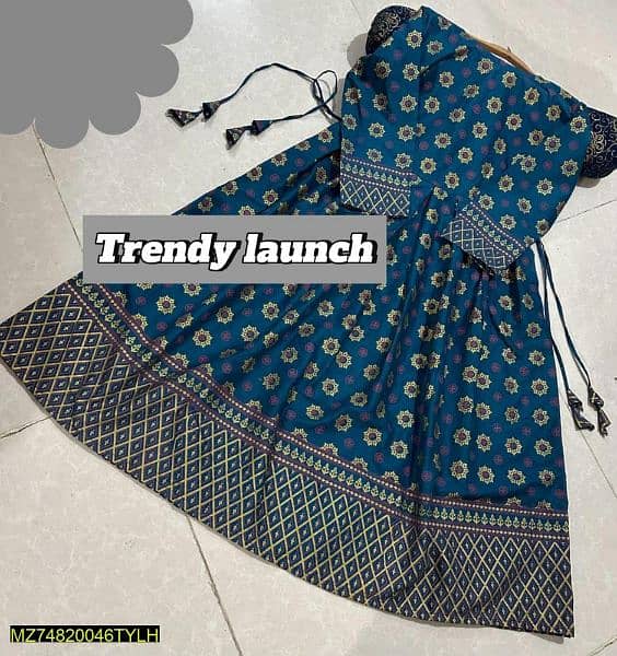 2pcs stitched frock for girls 1