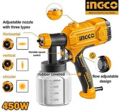 Ingco Electric Paint Sprayer Gun 450watt