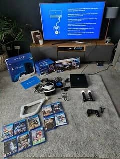 Sony PS4 Pro game 1TB playstation 4 pro With DVDS All OK