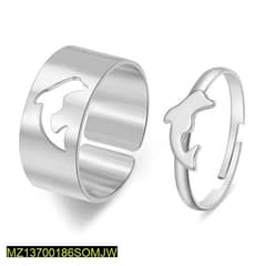 Couple dolphin style ring