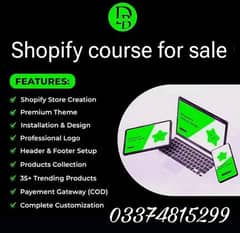Shopify Course for Students and House wife's | Contact No: 03374815299 0