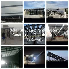 Elevated Solar Structure customized Guarder Work 12 rup watt