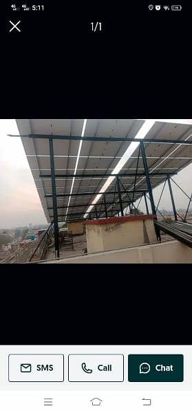 Elevated Solar Structure customized Guarder Work 12 rup watt 1