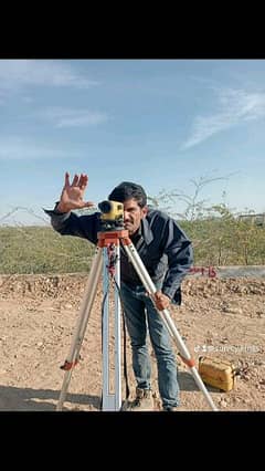 Surveyor with Totalstation Available 03193307245