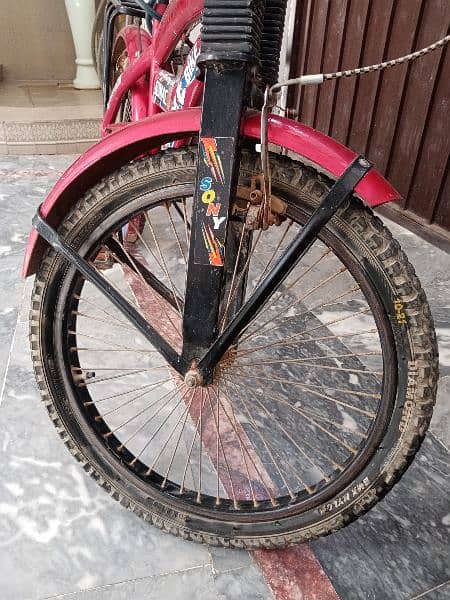 bicycle, Red colour in good condition. 1