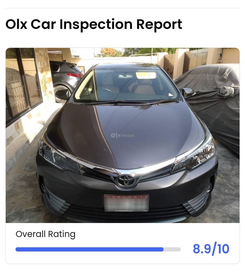 Corolla Altis 1.6 2019, Graphite grey OLX INSPECTION rating 8.9/10 18