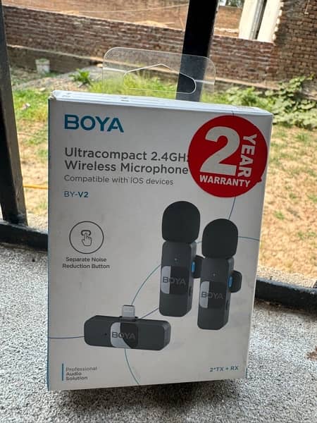 Boya wireless microphone (BY-V2) 2
